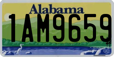 AL license plate 1AM9659