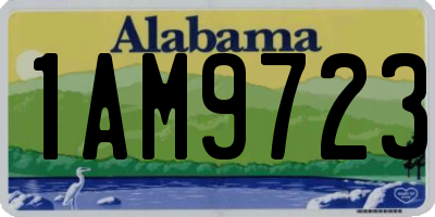 AL license plate 1AM9723