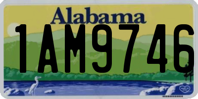 AL license plate 1AM9746