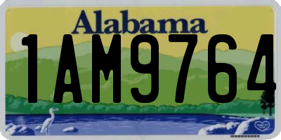 AL license plate 1AM9764