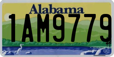 AL license plate 1AM9779