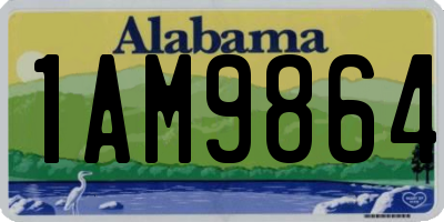 AL license plate 1AM9864