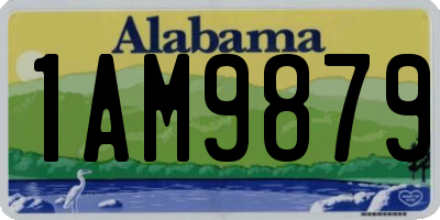 AL license plate 1AM9879