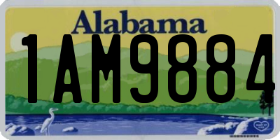 AL license plate 1AM9884