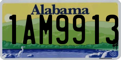 AL license plate 1AM9913