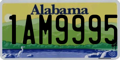 AL license plate 1AM9995