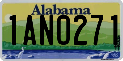 AL license plate 1AN0271