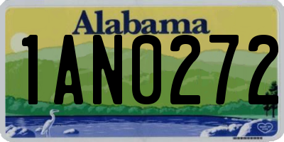 AL license plate 1AN0272