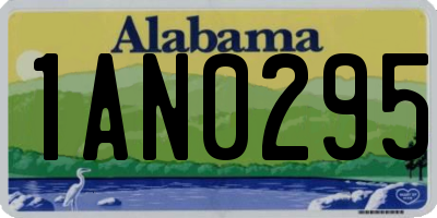 AL license plate 1AN0295