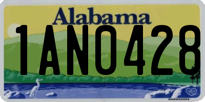 AL license plate 1AN0428