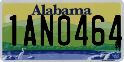 AL license plate 1AN0464