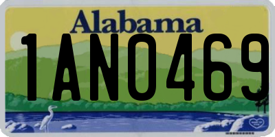 AL license plate 1AN0469