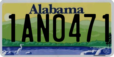 AL license plate 1AN0471