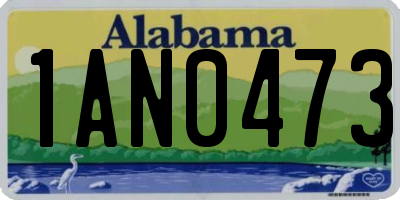 AL license plate 1AN0473