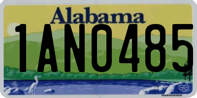 AL license plate 1AN0485