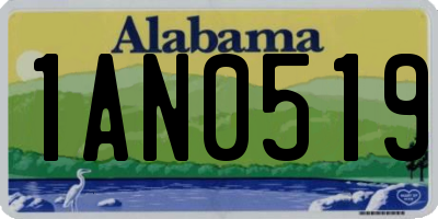 AL license plate 1AN0519