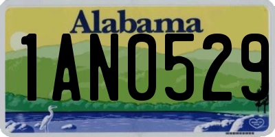AL license plate 1AN0529