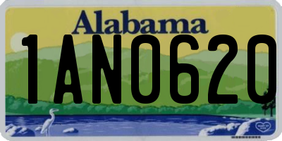AL license plate 1AN0620