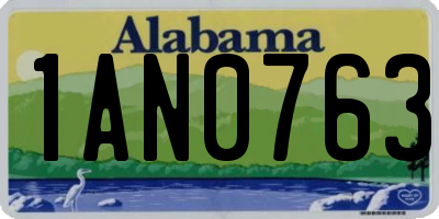 AL license plate 1AN0763