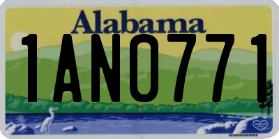 AL license plate 1AN0771