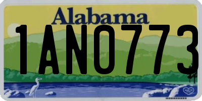 AL license plate 1AN0773