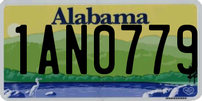 AL license plate 1AN0779