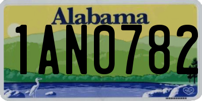 AL license plate 1AN0782