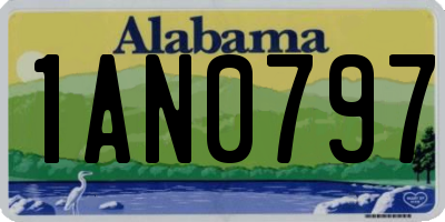 AL license plate 1AN0797