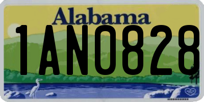 AL license plate 1AN0828