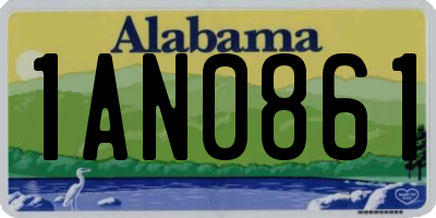 AL license plate 1AN0861