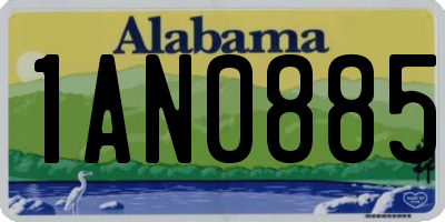 AL license plate 1AN0885