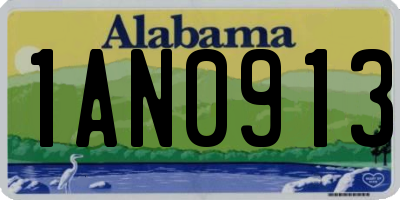 AL license plate 1AN0913