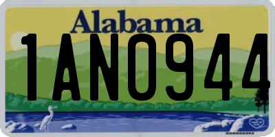 AL license plate 1AN0944