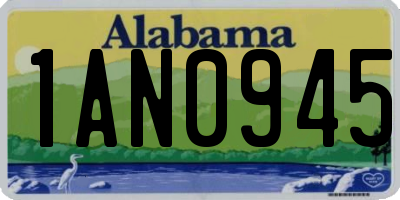 AL license plate 1AN0945