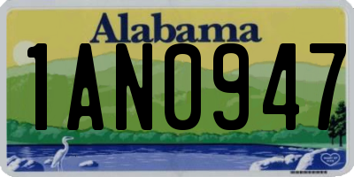 AL license plate 1AN0947