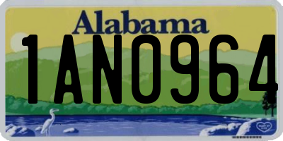 AL license plate 1AN0964