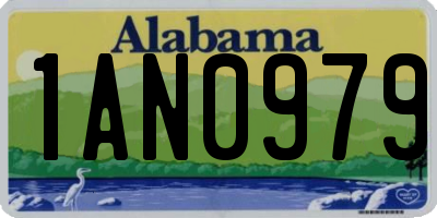AL license plate 1AN0979