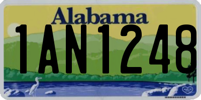 AL license plate 1AN1248