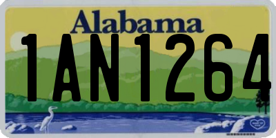 AL license plate 1AN1264