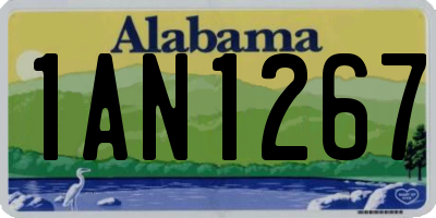 AL license plate 1AN1267