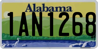 AL license plate 1AN1268