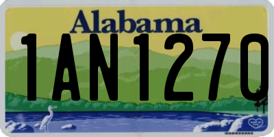 AL license plate 1AN1270