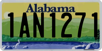 AL license plate 1AN1271