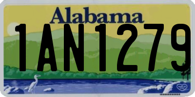 AL license plate 1AN1279