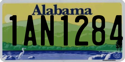 AL license plate 1AN1284