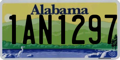 AL license plate 1AN1297