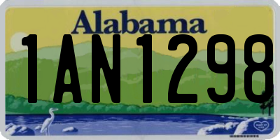 AL license plate 1AN1298