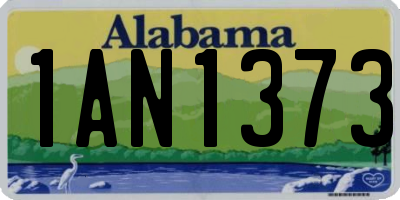 AL license plate 1AN1373