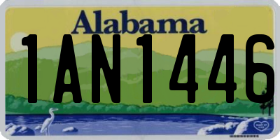 AL license plate 1AN1446