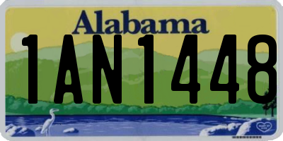 AL license plate 1AN1448